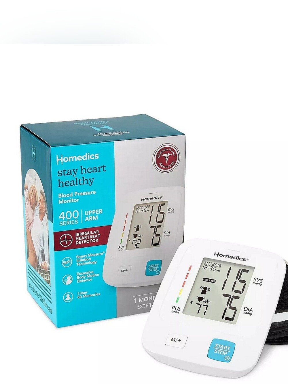 HoMedics 400 Series Upper Arm Blood Pressure Monitor with Cuff